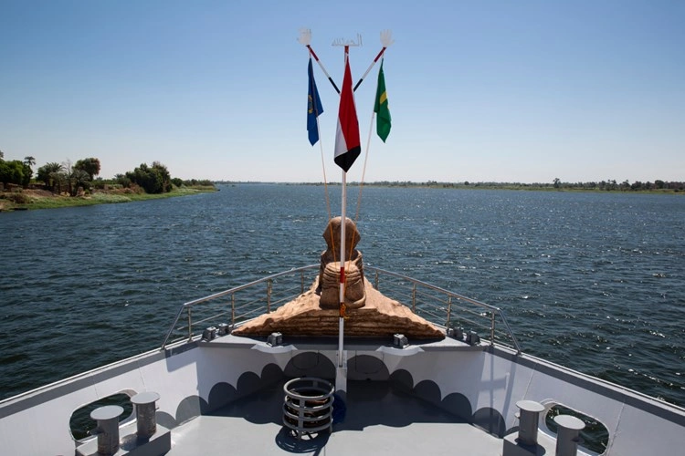 Sun deck of the S.S. Sphinx Nile Cruise Nile cruise